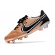 Nike Tiempo Legend 9 Elite FG Rame Metallico Bianco Off Noir