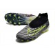 Scarpa Nike Phantom GX Elite DF FG Nero Volt Bianco Blu Glow