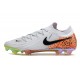 Scarpe Nuovo Nike Phantom GX Elite FG Bianco Nero Arancione