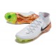 Scarpe Nike Phantom Luna 2 Elite FG Bianco Nero Arancione