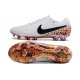 Nike Tiempo Legend 10 Elite FG Bianco Nero Arancione