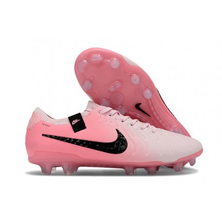 Nike Tiempo Legend 10 Elite FG Schiuma Rosa Nero