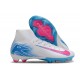 Nike Zoom Mercurial Superfly X Elite FG Bianco Blu Rosa