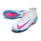 Nike Zoom Mercurial Superfly X Elite FG Bianco Blu Rosa