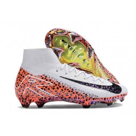 Nike Zoom Mercurial Superfly X Elite FG Bianco Arancio Nero