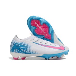 Scarpe Nike Air Zoom Mercurial Vapor XVI Elite FG Bianco Blu Rosa