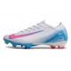 Scarpe Nike Air Zoom Mercurial Vapor XVI Elite FG Bianco Blu Rosa