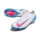 Scarpe Nike Air Zoom Mercurial Vapor XVI Elite FG Bianco Blu Rosa