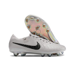 Nike Tiempo Legend 10 Elite FG Grigio Atmosfera Nero