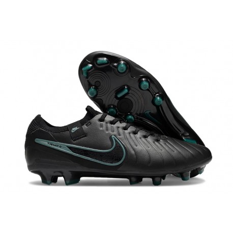 Nike Tiempo Legend 10 Elite FG Nero Deep Jungle