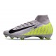 Nike Air Zoom Mercurial Superfly 10 Elite FG Grigio Verde Nero