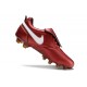 Scarpe da Calcio Nike Tiempo Legend X Elite FG Ronaldo Rosso Bianco