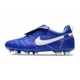 Scarpe da Calcio Nike Tiempo Legend X Elite FG Ronaldo Blu Bianco