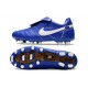 Scarpe da Calcio Nike Tiempo Legend X Elite FG Ronaldo Blu Bianco