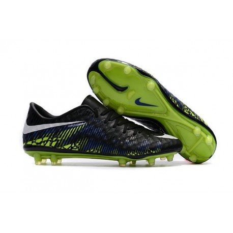 Scarpini Calcio Nuove Nike Hypervenom Phinish FG Nero Verde