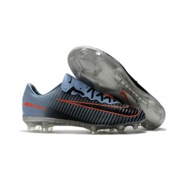 Nike Scarpa da Calcio Mercurial Vapor XI FG ACC - Nero Arancio Blu