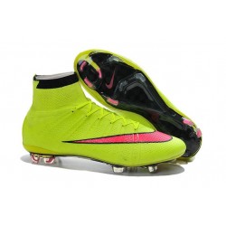 Nike Scarpe da Calcetto Mercurial Superfly 4 Tech Craft FG Giallo Rosso